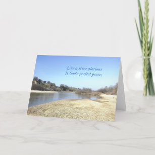 Inspirational card: Like a River Glorious Card
