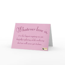 Inspirational Card - Love