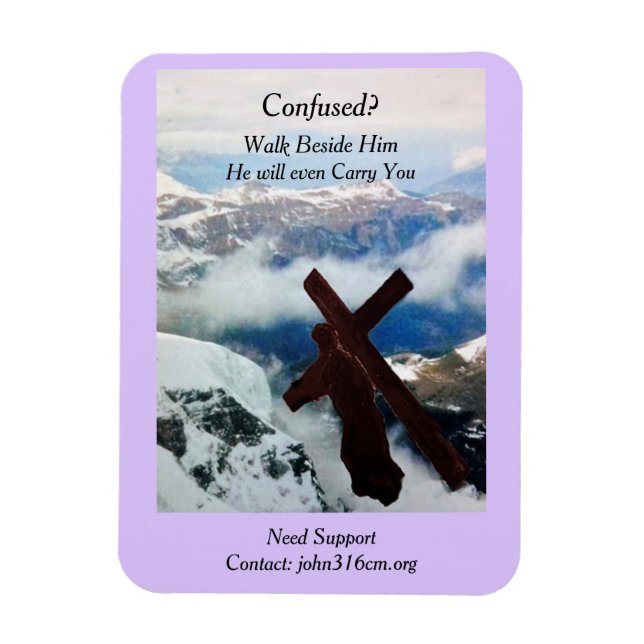 Inspirational card magnet (Vertical)