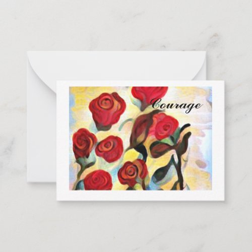 Inspirational Card _ Roses