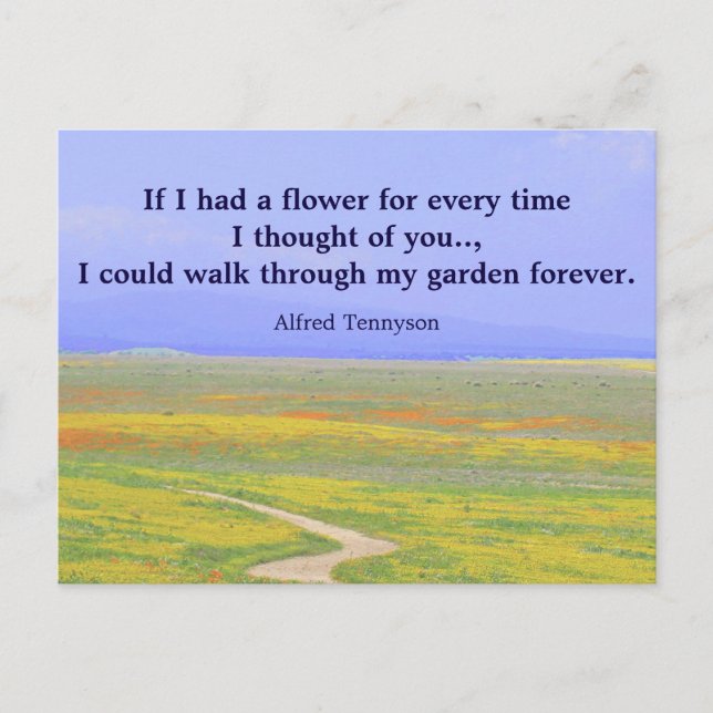 Inspirational card Thinking of you 1 (Front)