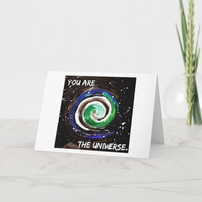Inspirational Card - You Are the Universe (Front)