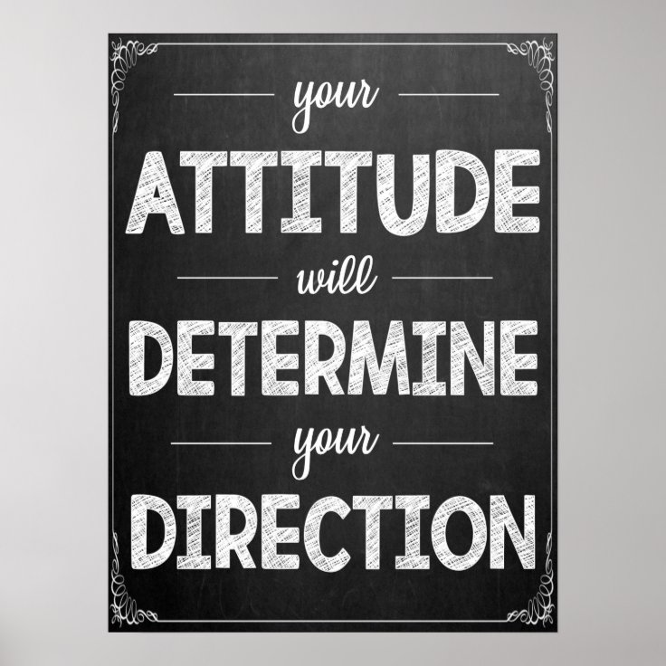 Inspirational Chalkboard Poster | Zazzle