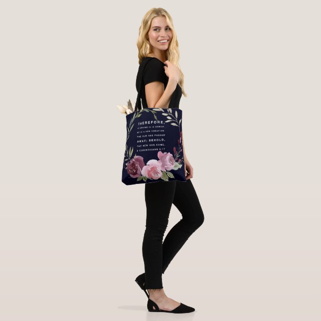inspirational christian all over tote bag (On Model)