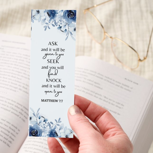 Inspirational Christian Bible Scripture Bookmarks (Hand)