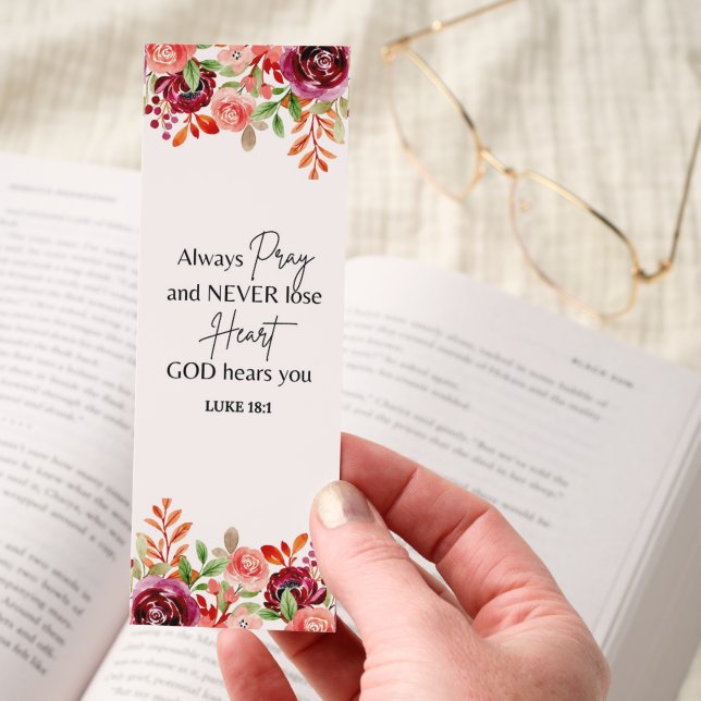 Inspirational Christian Bible Scripture Bookmarks (Hand)