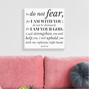 Inspirational Christian Bible Verse Canvas Print