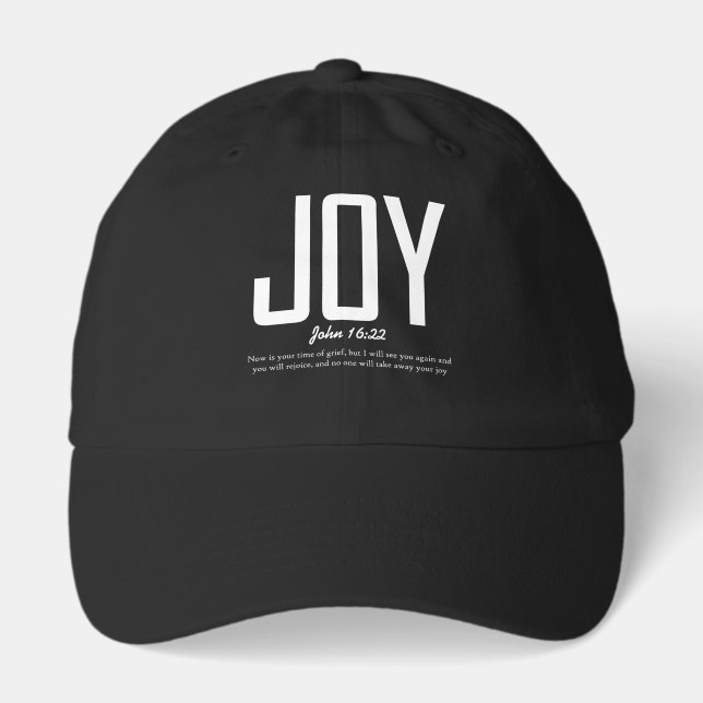 Inspirational Christian Bible Verse Hat (Front)