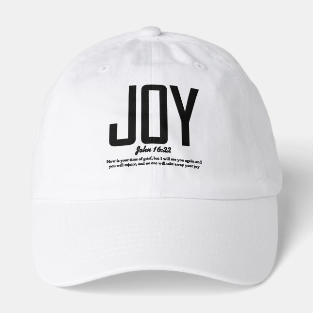 Inspirational Christian Bible Verse Hat (Front)