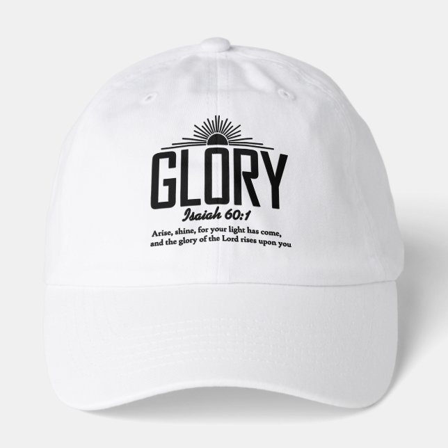 Inspirational Christian Bible Verse Hat (Front)
