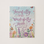 inspirational Christian Bible Verse Jigsaw Puzzle<br><div class="desc">Puzzle
Inspirational Christian Bible Verse
Fearfully And Wonderfully Made
Religious/Spirituality/Faith
Quotes/Sayings</div>