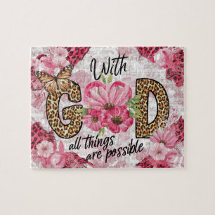 Inspirational Christian Bible Verse Jigsaw Puzzle