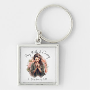 Inspirational Christian Bible Verse Keychain