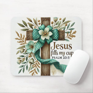 inspirational Christian Bible Verse Mouse Pad