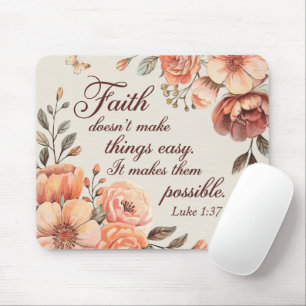 inspirational Christian Bible Verse Mouse Pad