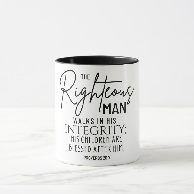 Inspirational Christian Bible Verse Mug (Center)