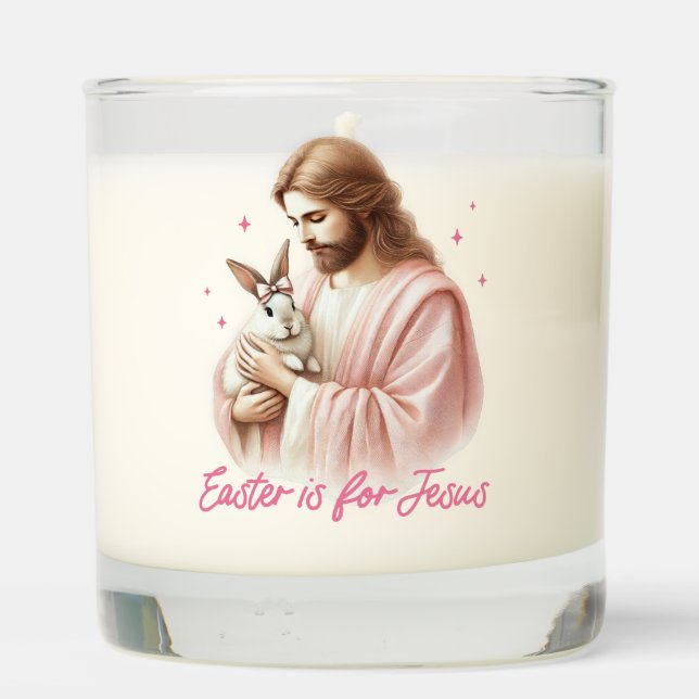 Inspirational Christian Bible Verse Scented Candle (Back)