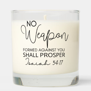 Inspirational Christian Bible Verse Scented Candle