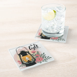 Inspirational Christian Bible Verse /Scripture Glass Coaster