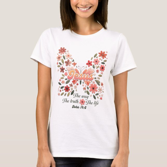 Inspirational Christian Bible Verse T-Shirt (Front)