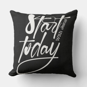 Inspirational Christian Bible Verse Throw Pillow