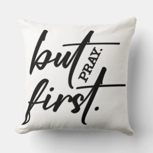 Inspirational Christian Bible Verse Throw Pillow