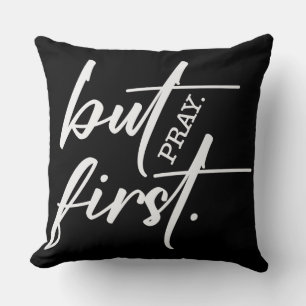 Inspirational Christian Bible Verse Throw Pillow