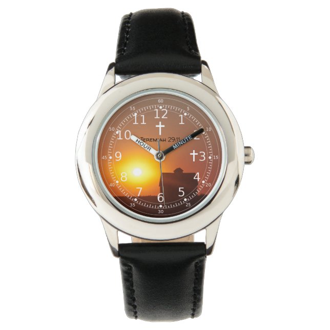 Inspirational Christian Bible Verse Watch (Front)
