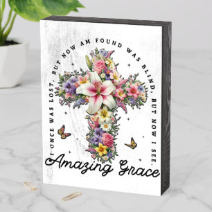 Inspirational Christian Bible Verse Wooden Box Sign