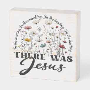 Inspirational Christian Bible Verse Wooden Box Sign