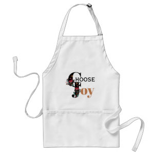 Inspirational Christian Choose Joy Adult Apron