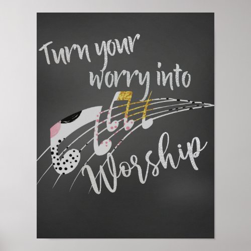Inspirational Christian Encouragement Quote Poster