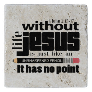 Inspirational Christian Jesus Quote Bible Verse Trivet