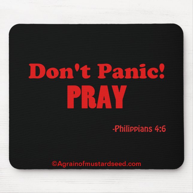 Inspirational Christian Mouse Pad (Front)