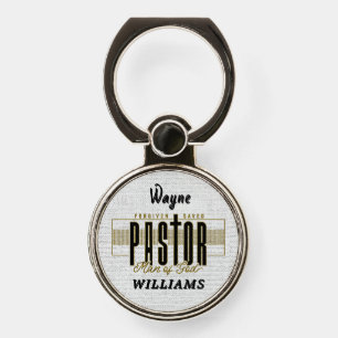 Inspirational Christian Pastor/Personalized Phone Ring Stand