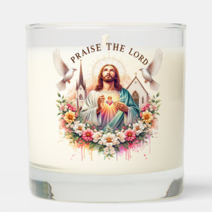 Inspirational Christian Praise The Lord Scented Candle