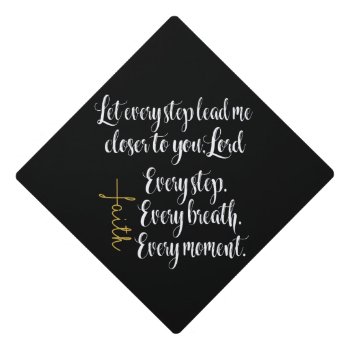 Inspirational Christian Quote Graduation Cap Topper by Christian_Quote at Zazzle