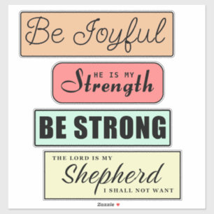 Inspirational Christian Quotes Sticker