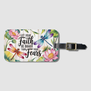 Inspirational Christian Travel Accessory Luggage Tag