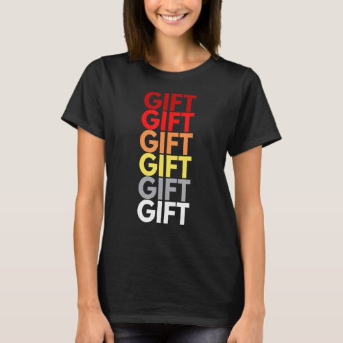 Inspirational Christian Words Colorful T_Shirt