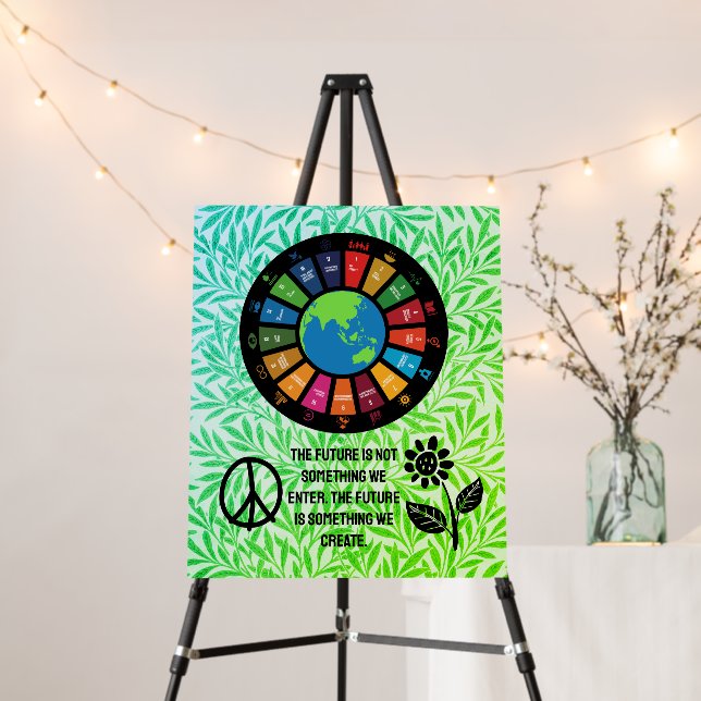 Inspirational Classroom Office Home WallArt Custom Foam Board (In Situ (Stand))