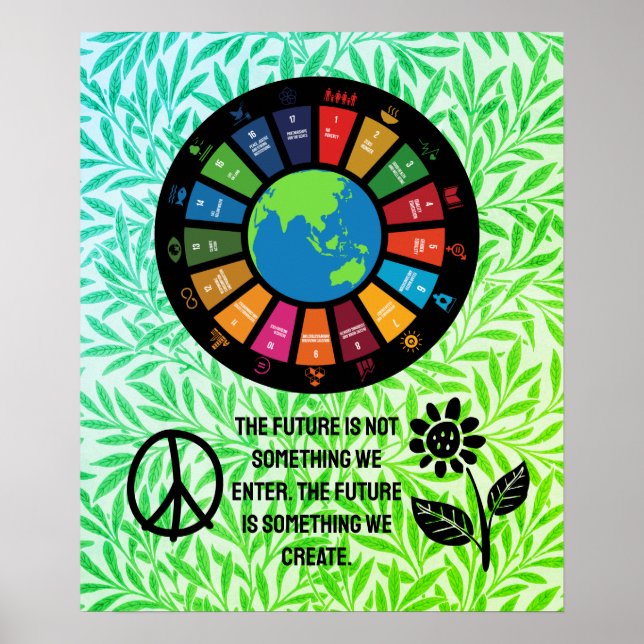 Inspirational Classroom Office Home WallArt Custom Poster (Front)