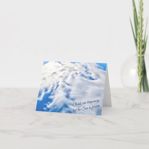 Inspirational Clouds__Son is Forever Card