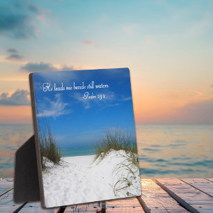 Inspirational Coastal Scene Plaque