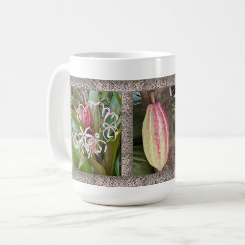 Inspirational Coffee Mug with Striking Plants