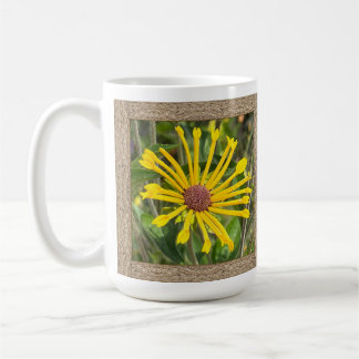 Inspirational Coffee Mug with Yellow Rudbeckia