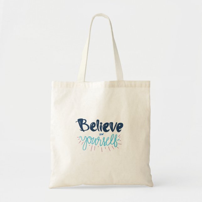 Inspirational & Colorful Quotes Tote Bag (Front)