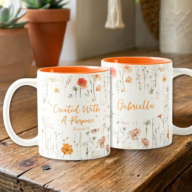 Inspirational Created With A Purpose Faith Mug (Creator Uploaded)