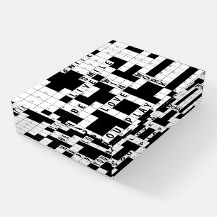 Inspirational Crossword Puzzle Paperweight