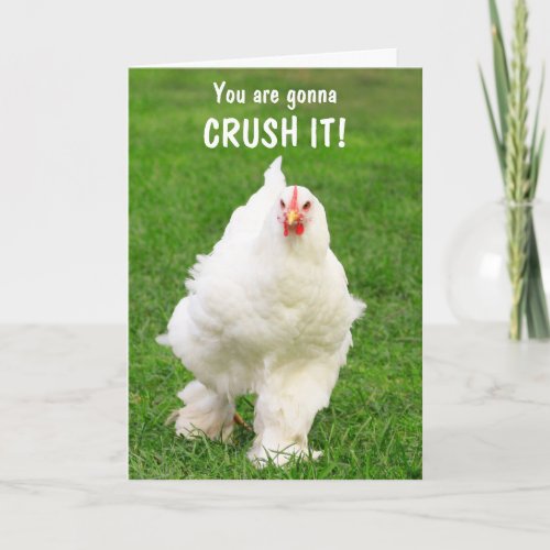 Inspirational CRUSH IT Cancer Card